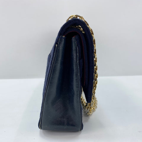 CHANEL Matelassé 25 单肩包 海军蓝 WS30763