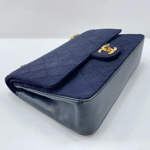 CHANEL Matelassé 25 单肩包 海军蓝 WS30763