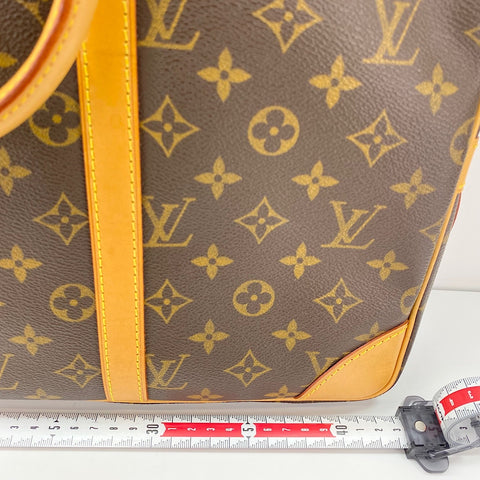 LOUIS VUITTON Port Document Voyage Handbag Brown WS30768