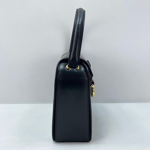 CELINE Gancini Handtasche schwarz WS30769