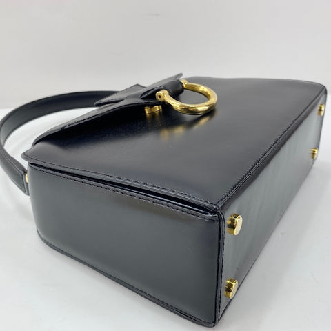 CELINE Gancini Handtasche schwarz WS30769