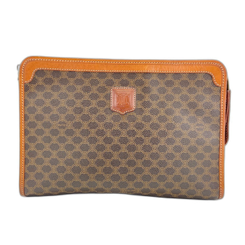 CELINE 碎石皮手拿包 棕色 WS30773