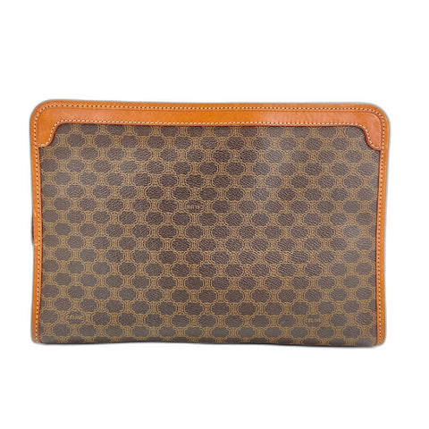 CELINE 碎石皮手拿包 棕色 WS30773