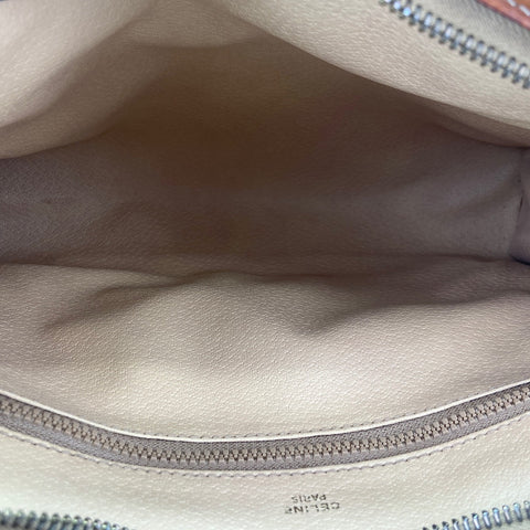 CELINE 碎石皮手拿包 棕色 WS30773