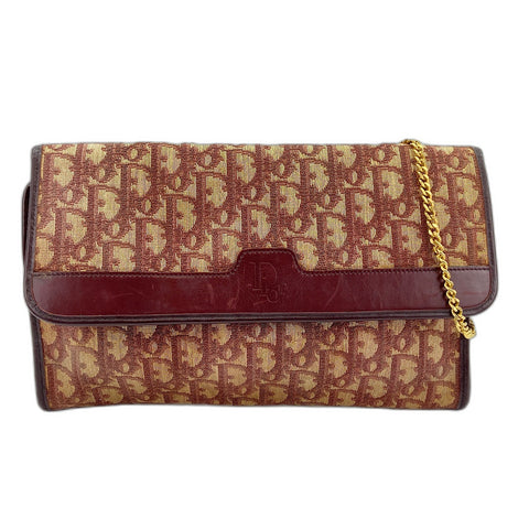 Christian Dior Trotter Shoulder Bag Red WS30775