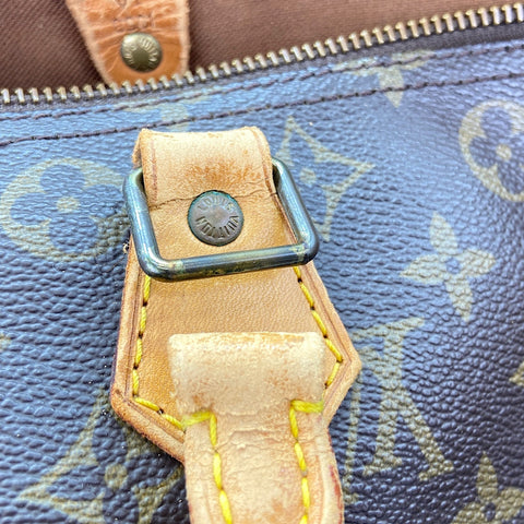 LOUIS VUITTON Speedy 30 Handbag Brown WS30780