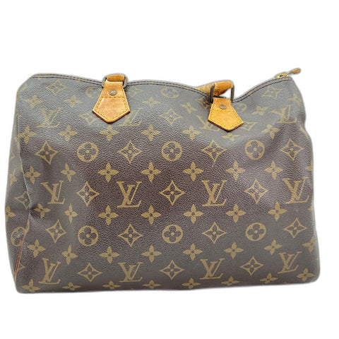 LOUIS VUITTON Speedy 30 Handbag Brown WS30780
