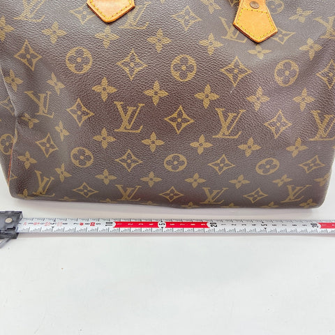LOUIS VUITTON Speedy 30 Handbag Brown WS30780