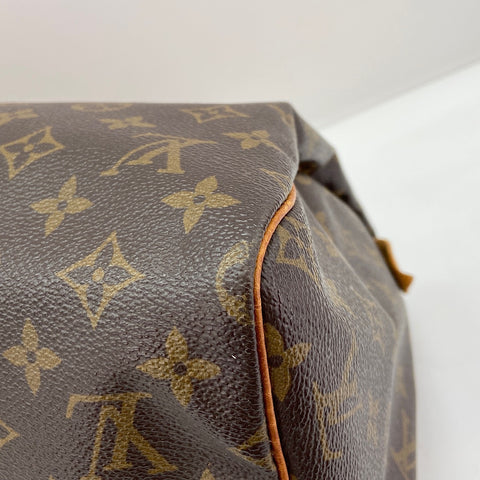 LOUIS VUITTON Speedy 30 Handbag Brown WS30780