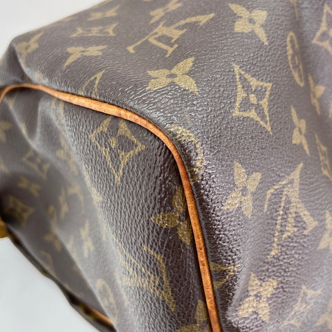 LOUIS VUITTON Speedy 30 Handbag Brown WS30780