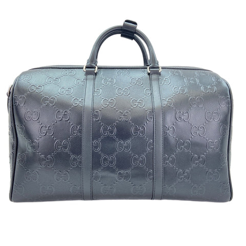 GUCCI GG Emblem Boston bag black WS30830