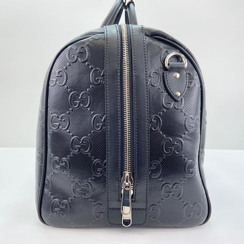 GUCCI GG Emblem Boston bag black WS30830