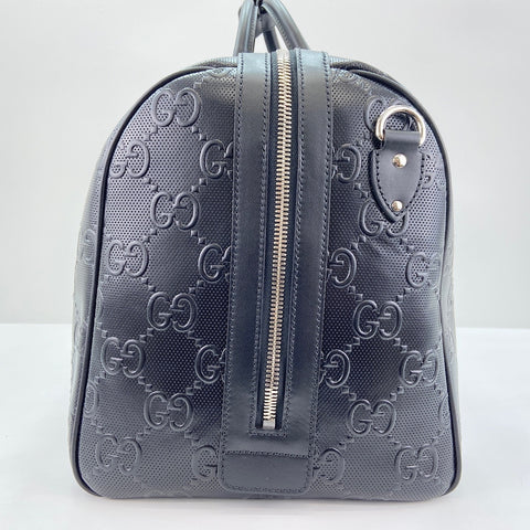 GUCCI GG Emblem Boston bag black WS30830