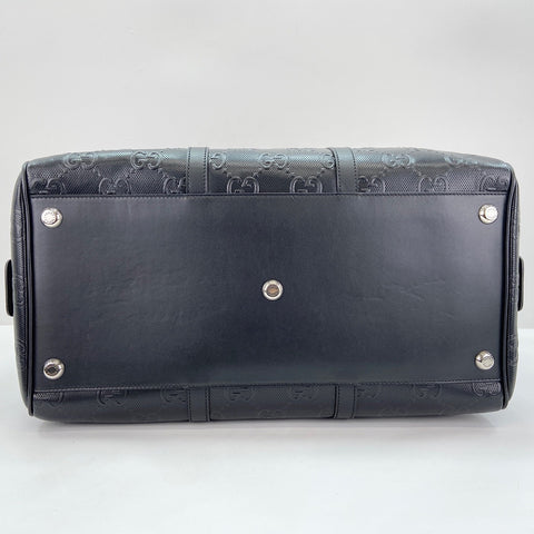 GUCCI GG Emblem Boston bag black WS30830