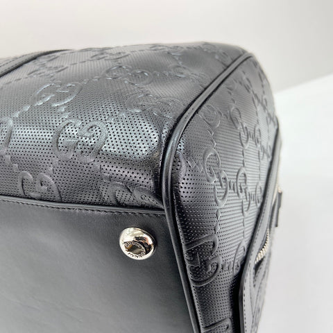 GUCCI GG Emblem Boston bag black WS30830