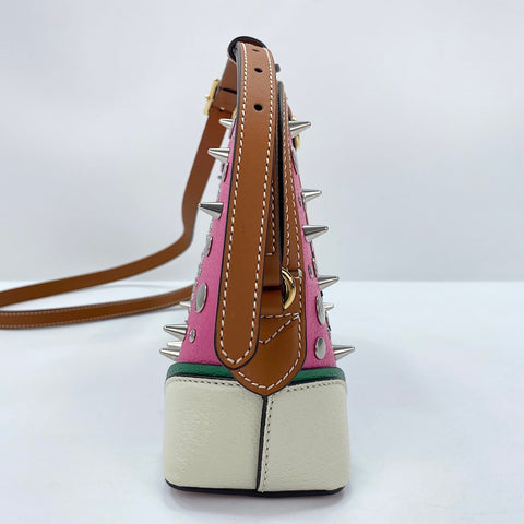 GUCCI Eclair d'Amour Studs Shoulder Bag multicolor WS30831