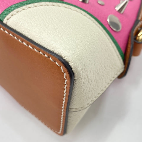GUCCI Eclair d'Amour Studs Shoulder Bag multicolor WS30831
