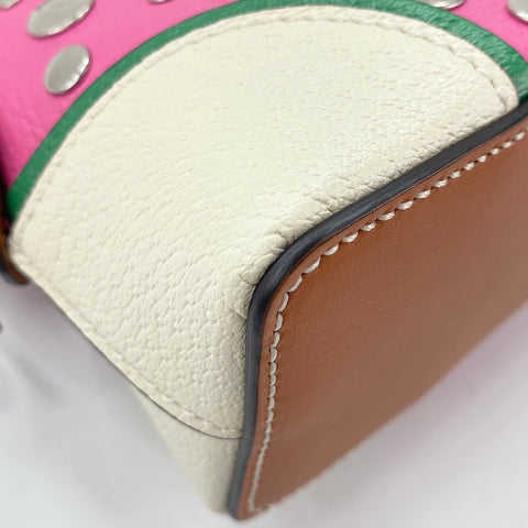 GUCCI Eclair d'Amour Studs Shoulder Bag multicolor WS30831