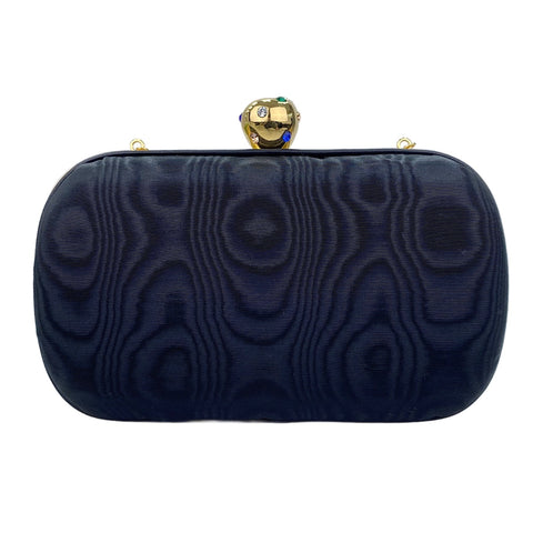 GUCCI 2-Way Apple Motif Stone Shoulder Bag black WS30832