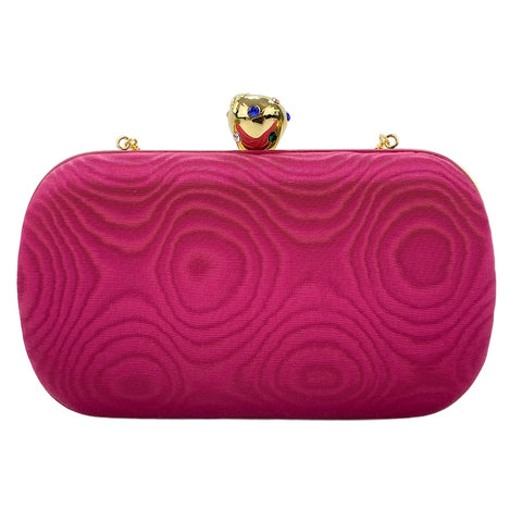 GUCCI 2-Way Apple Motif Stone Shoulder Bag pink WS30833