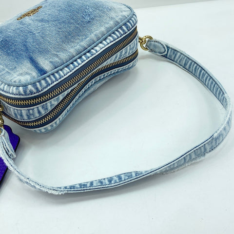 COACH Mini Carry-on 2WAY Shoulder Bag blue WS30837