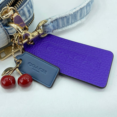 COACH Mini Carry-on 2WAY Shoulder Bag blue WS30837