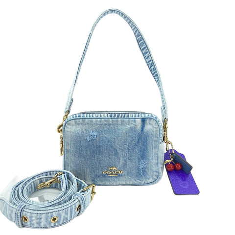 COACH Mini Carry-on 2WAY Shoulder Bag blue WS30837