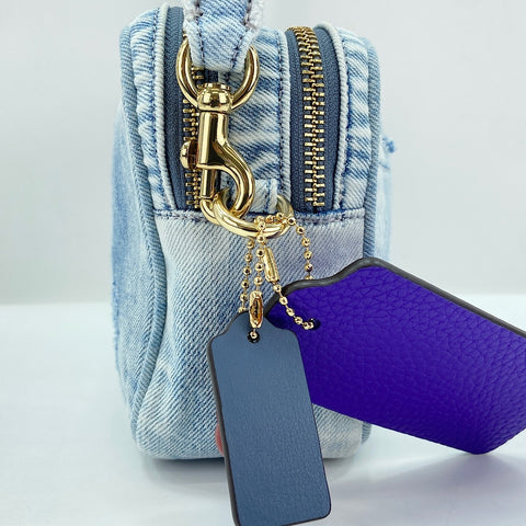 COACH Mini Carry-on 2WAY Shoulder Bag blue WS30837