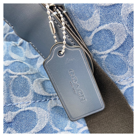 COACH Tour 2WAY Tote Bag blue WS30839