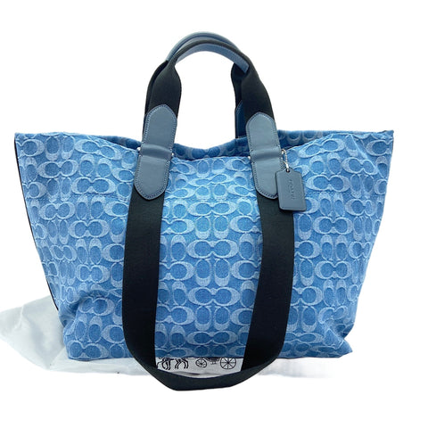 COACH Tour 2WAY Tote Bag blue WS30839