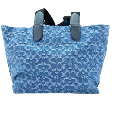 COACH Tour 2WAY Tote Bag blue WS30839