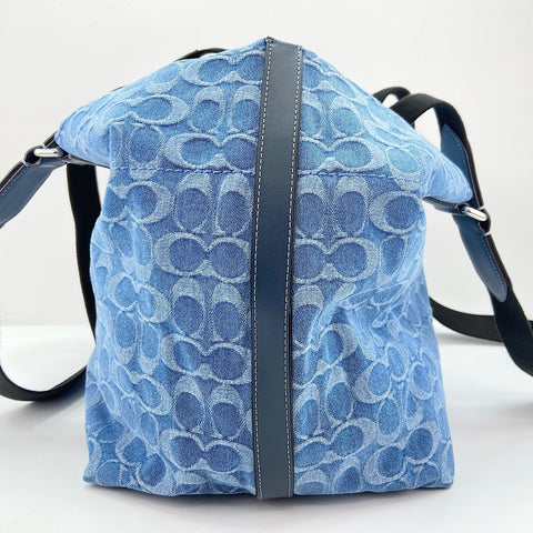 COACH Tour 2WAY Tote Bag blue WS30839