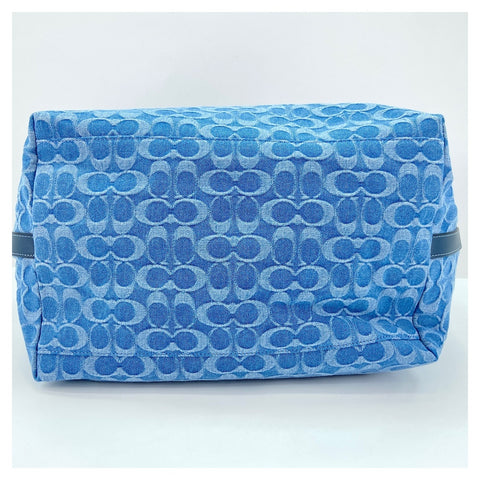 COACH Tour 2WAY Tote Bag blue WS30839