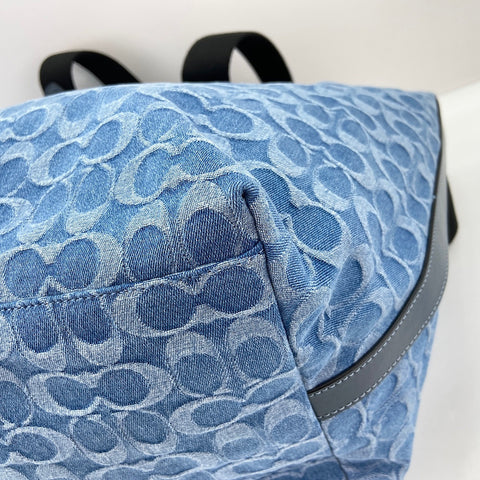 COACH Tour 2WAY Tote Bag blue WS30839