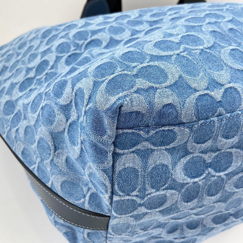 COACH Tour 2WAY Tote Bag blue WS30839