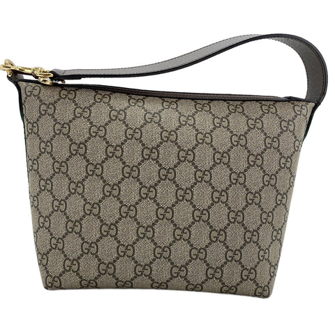 GUCCI Sherry Line Handbag Brown WS30845