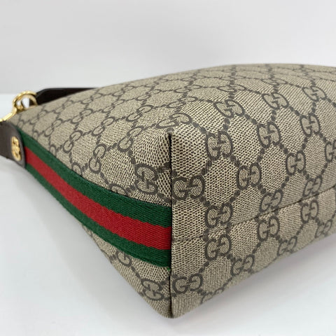 GUCCI Sherry Line Handbag Brown WS30845