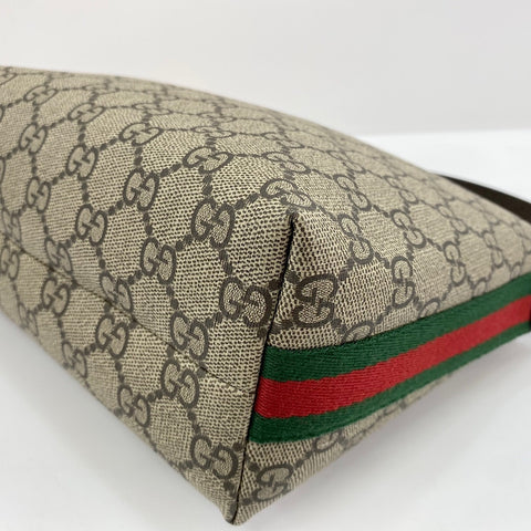 GUCCI Sherry Line Handbag Brown WS30845