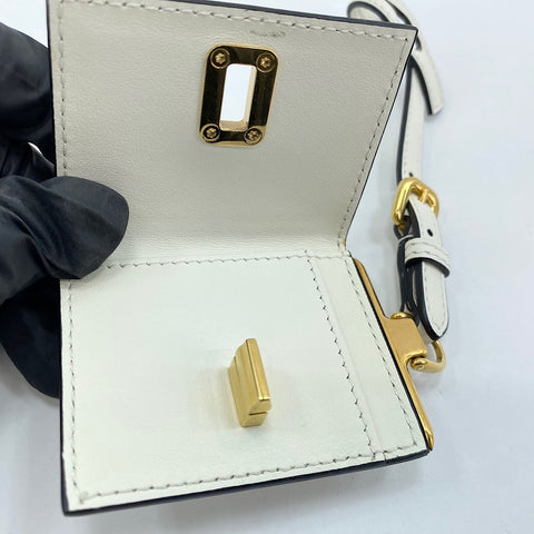 PRADA 2WAY Shoulder Bag white WS30846