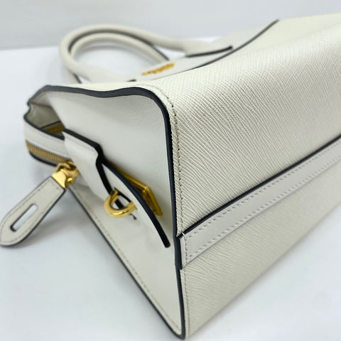 PRADA 2WAY Shoulder Bag white WS30846