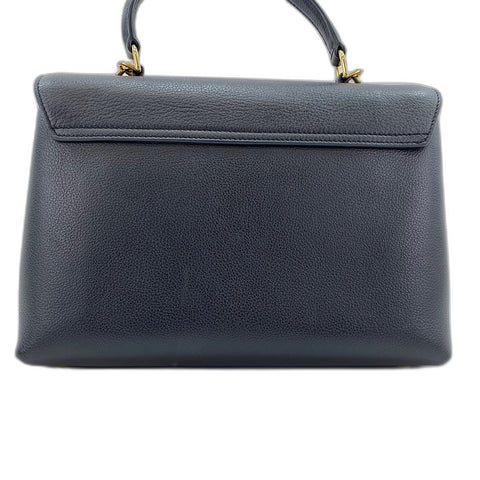 CELINE Triomphe 2WAY Sac à main avec poignée supérieure noir WS30847