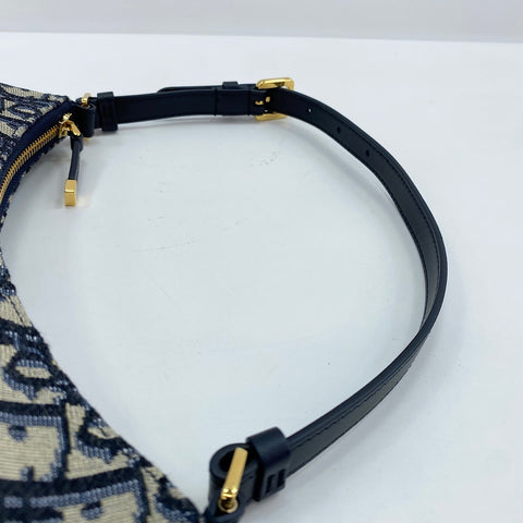 Christian Dior 30 Montaigne Shoulder Bag Navy WS30850