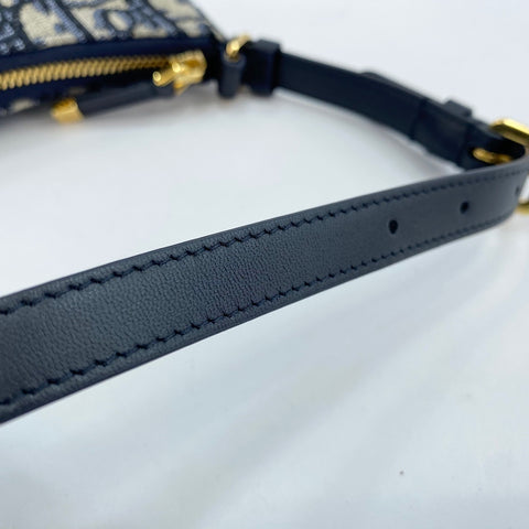 Christian Dior 30 Montaigne Shoulder Bag Navy WS30850