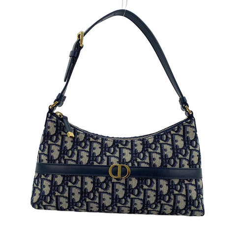 Christian Dior 30 Montaigne Shoulder Bag Navy WS30850