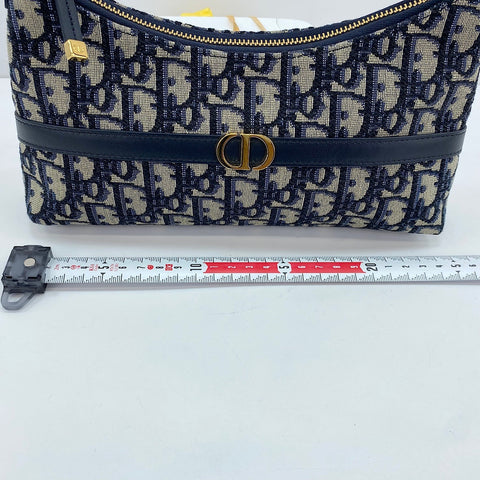 Christian Dior 30 Montaigne Shoulder Bag Navy WS30850