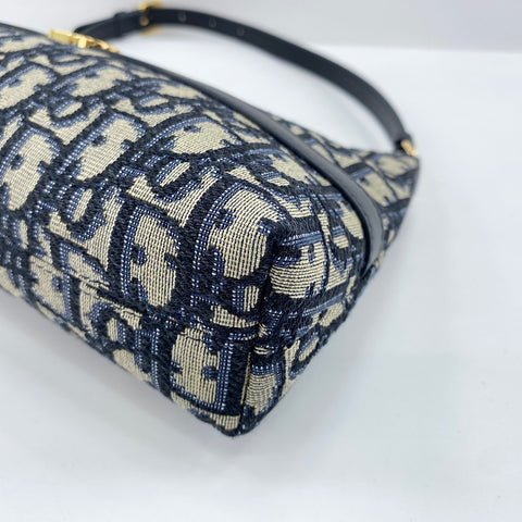 Christian Dior 30 Montaigne Shoulder Bag Navy WS30850