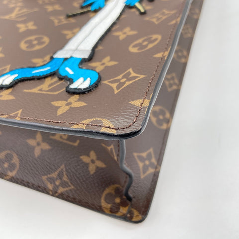 LOUIS VUITTON LV Friends Sappla 手提包 棕色 WS30853