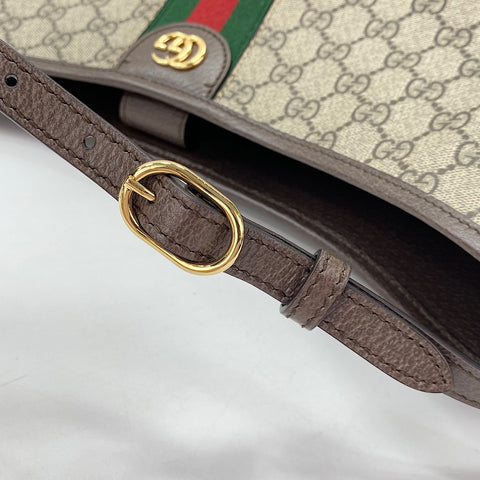 GUCCI Ophidia Shoulder Bag Brown WS30856