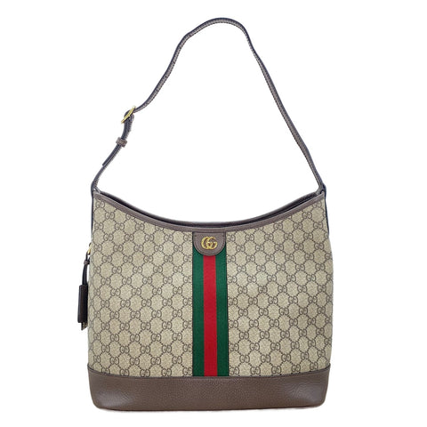 GUCCI Ophidia Shoulder Bag Brown WS30856