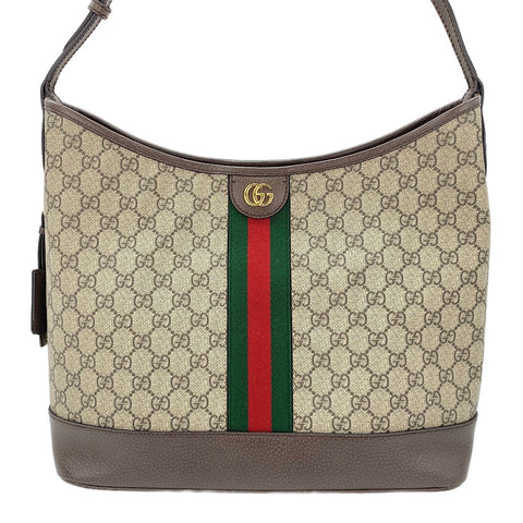 GUCCI Ophidia Shoulder Bag Brown WS30856